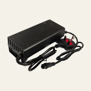 Battery charger with GX16 connector lead