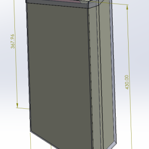Standard CRF250 supplied annotated CAD model, opposite three-quarter view; not a finished-pack measurement