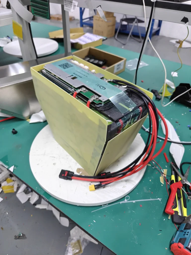 FR-4 wrap and BMS on top.