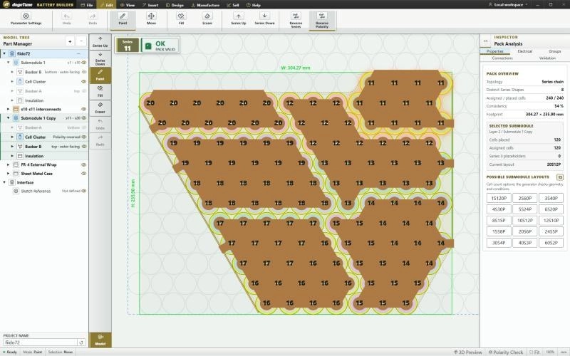 Full project: 240 of 240 cells placed.