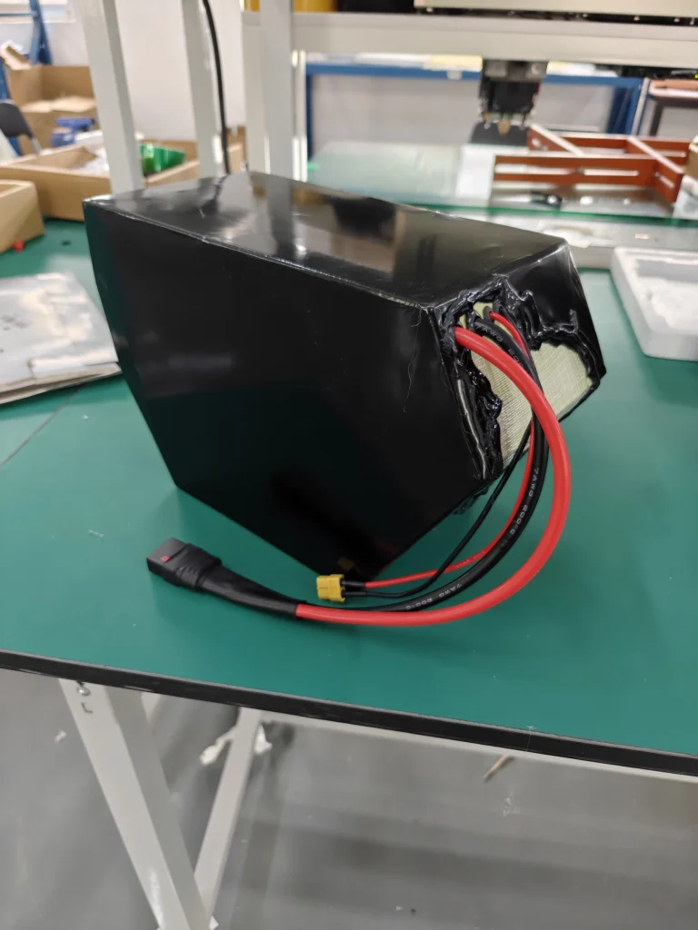 Finished 2026 Fiido 96V battery in its black case