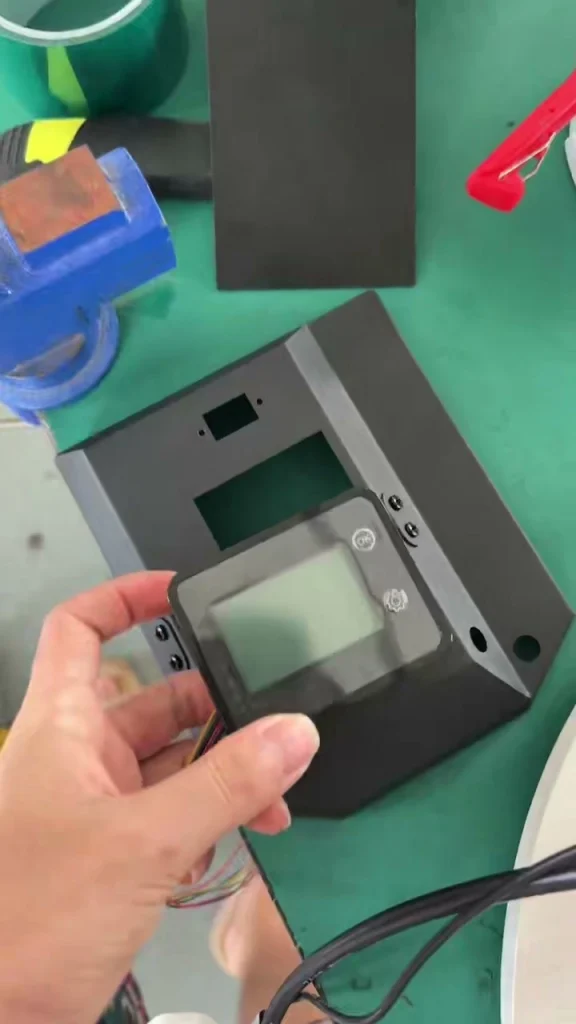 Display in its cut-out.