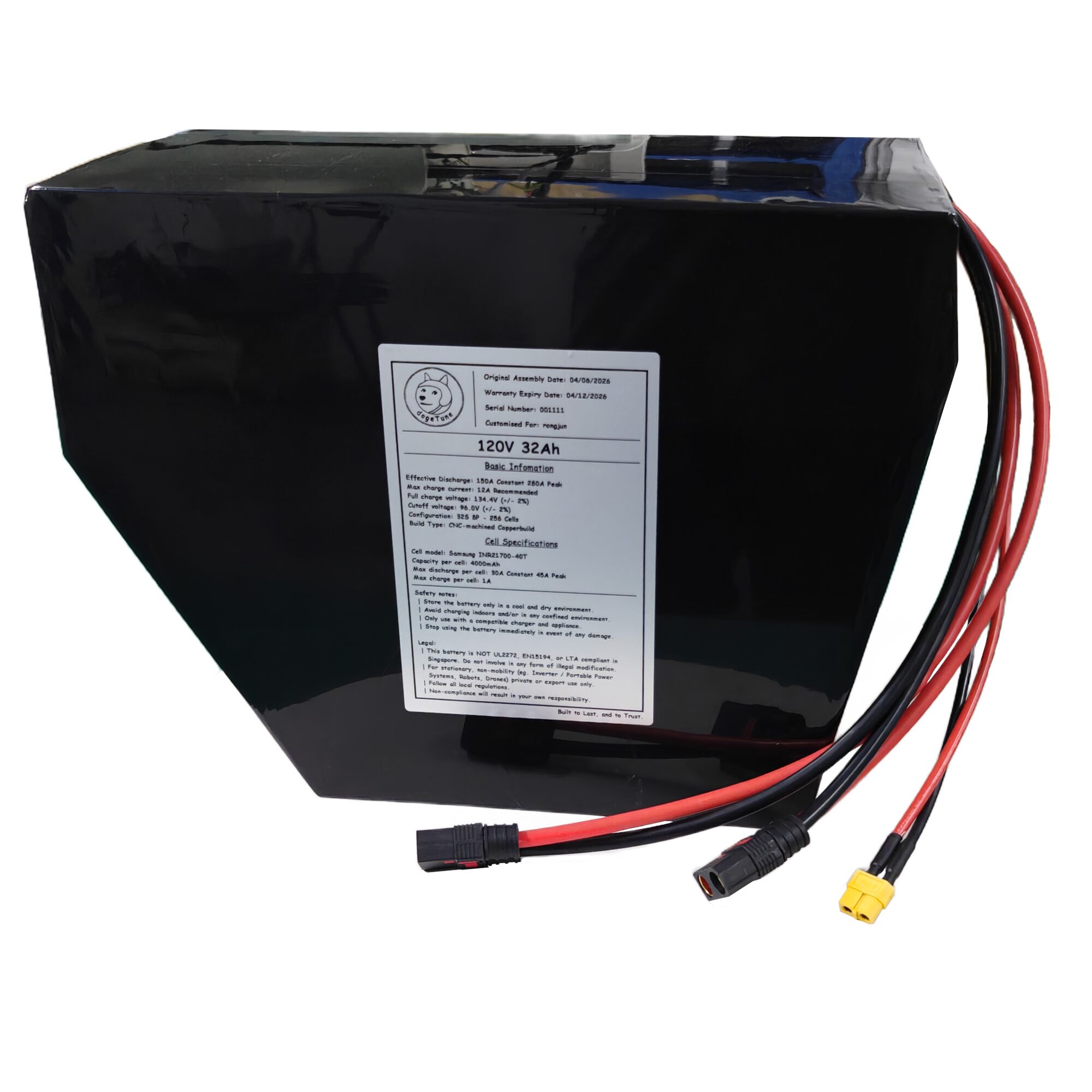 120v Fiido Q1 | Q1s High Discharge Performance Li-ion Lithium Battery (Flagship)